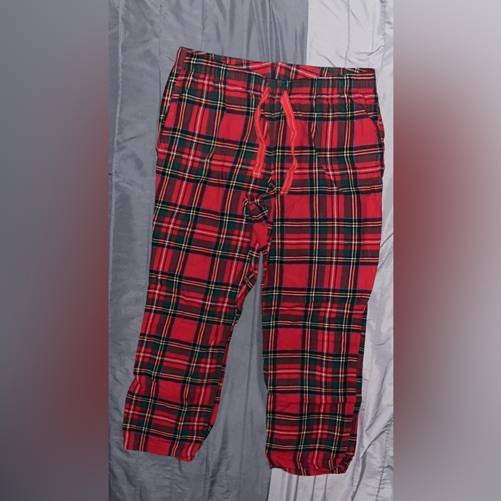 Old Navy Red Plaid Lounge Pants